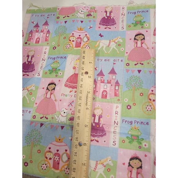 Princess Pink Cotton Fabric 22 Inches By Emijane - Picture 4 of 5
